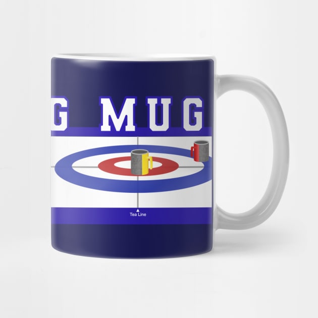 [Mug Only] Curling Mug  Navy BackGround by kinocomart